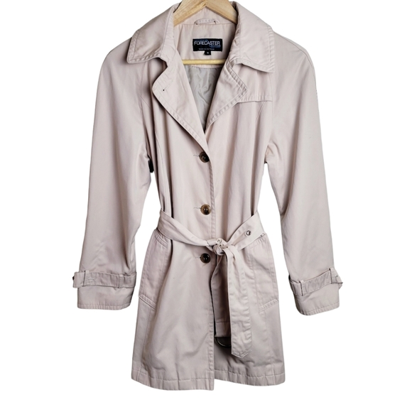Forecaster of Boston Jackets & Blazers - Forecaster of Boston Tan Belted Trenchcoat Size Small